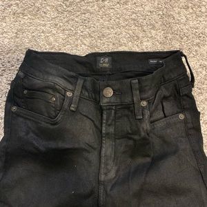 Citizens of humanity wax look black skinny jeans